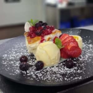 Cheesecake de frutos rojos