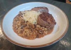 Risotto Al Funghi Con Filetto Thumbnail