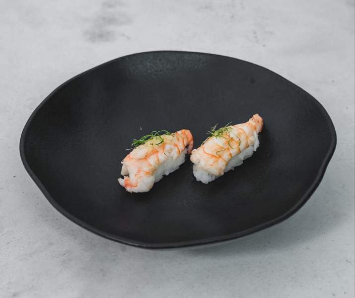 NIGIRI CAMARON CON MANTEQUILLA DE AJO Thumbnail