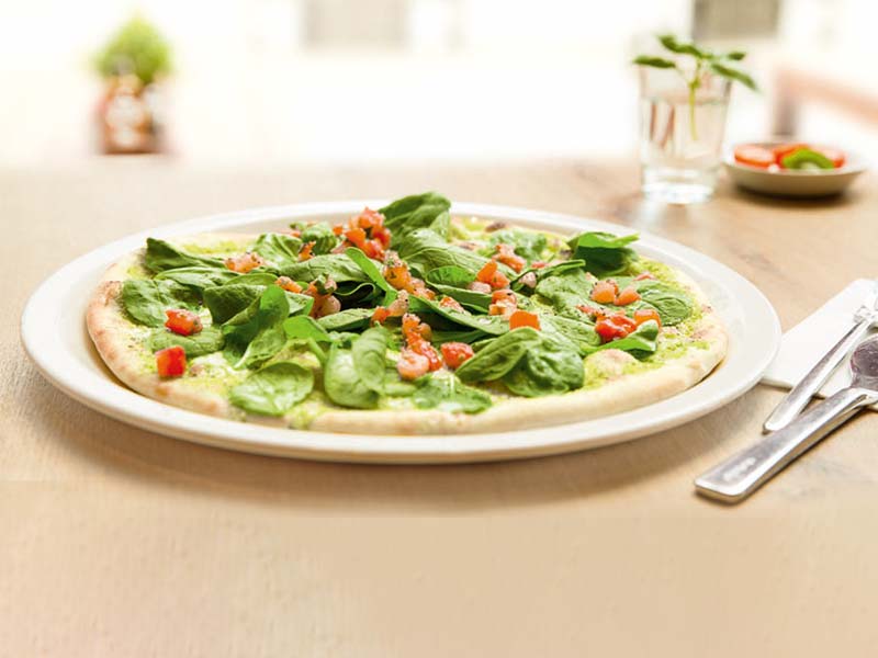 Pizza Pesto Con Spinaci Thumbnail