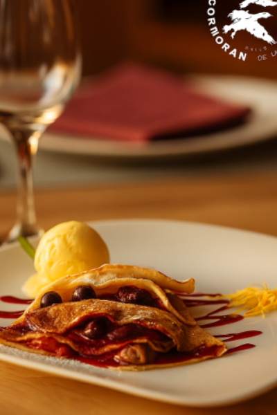 Crepes con frutos del bosque Thumbnail