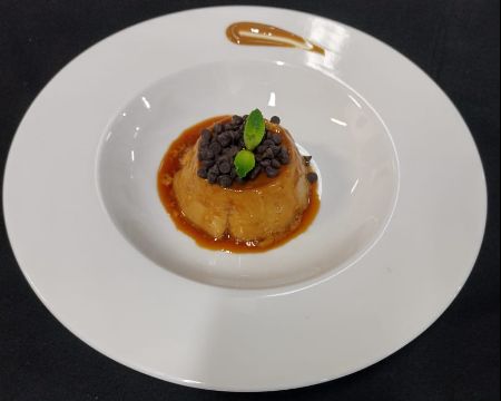 Flan de Manjar y Chips de Chocolate Thumbnail