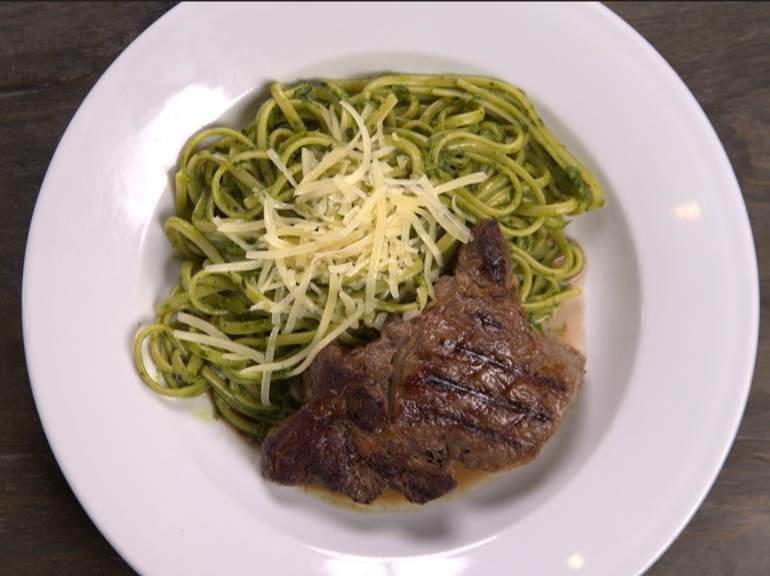Costata Con Linguini Al Pesto Thumbnail
