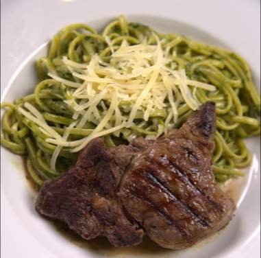 Costata con Linguini al Pesto Thumbnail