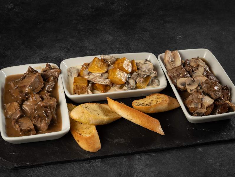 Tabla de Carnes de Res Estofadas