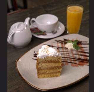 Torta 3 Leches + Café o Té + Jugo de Naranja Thumbnail